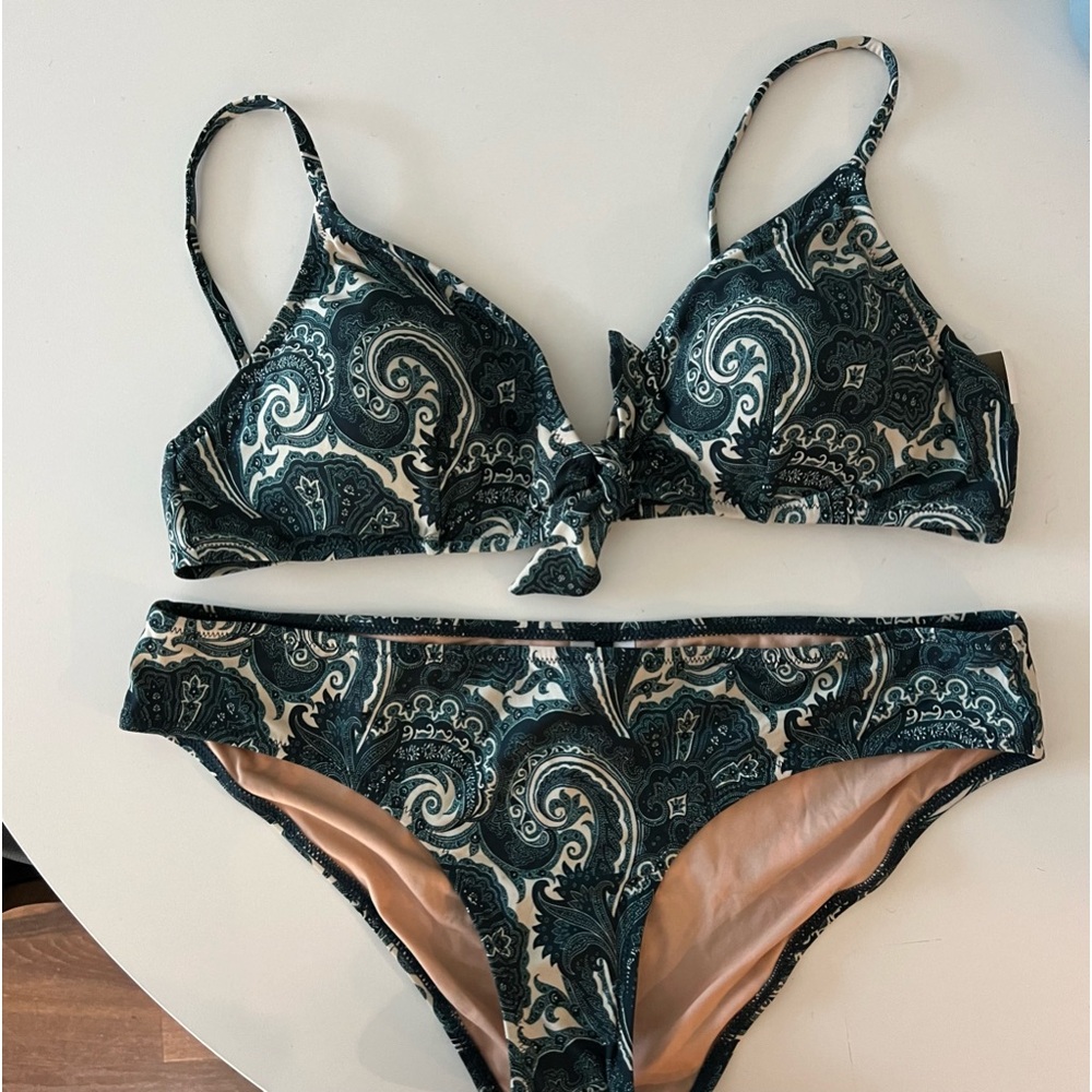 NWT J. Crew paisley swimsuit